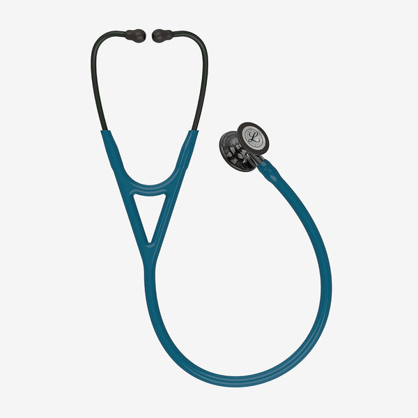 Stetoskop Littmann Cardiology IV Turkis med sort spejlblank brystdel og sort headset