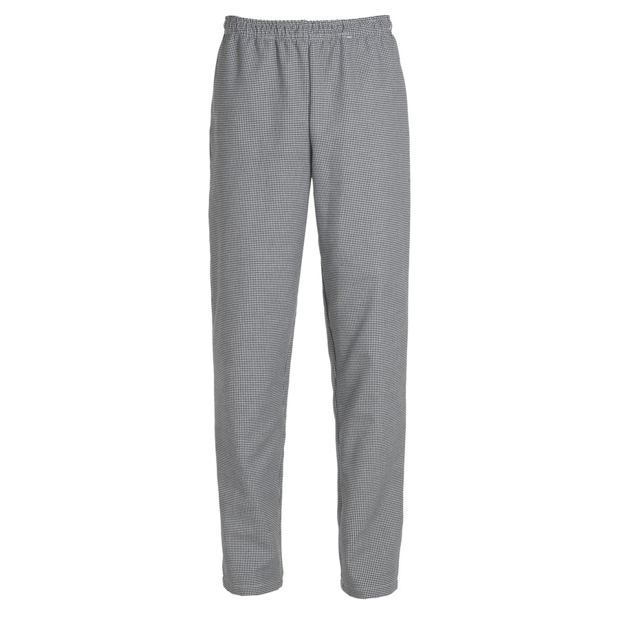 Arbetsbyxa Kentaur – jogging, unisex – Svart/vit pepitarutig