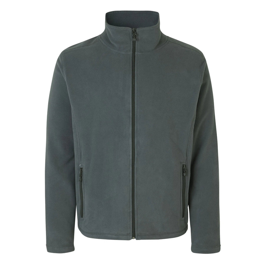 Fleecekofta ID Microfleece 0803 – unisex – Koksgrå