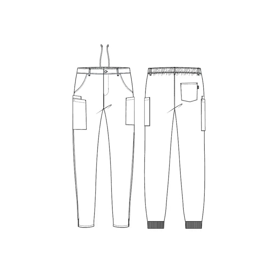 Arbetsbyxa Kentaur 4-way stretch Power Fit – flex, unisex