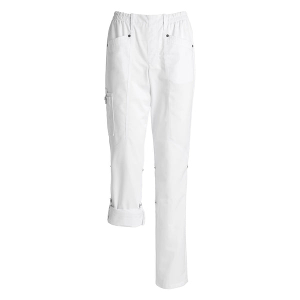 Arbetsbyxa Kentaur – pull-on flex, unisex – Vit