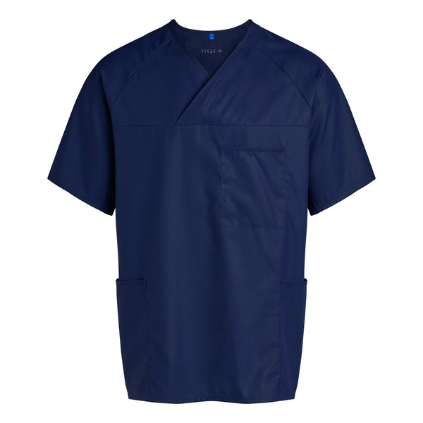 Scrubstopp Kentaur Comfy Fit – klassisk V-ringning, unisex – Marinblå