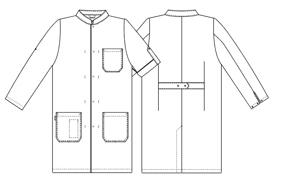 Läkarrock Kentaur – unisex