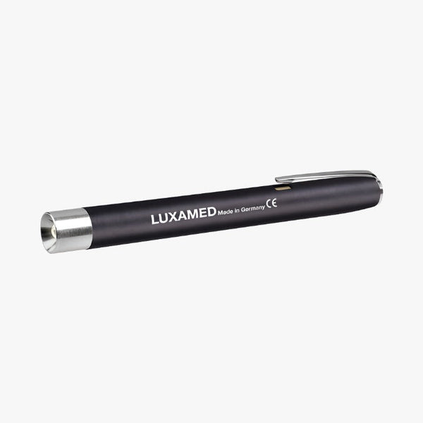 Penlampe Luxamed — LED sort med batterier