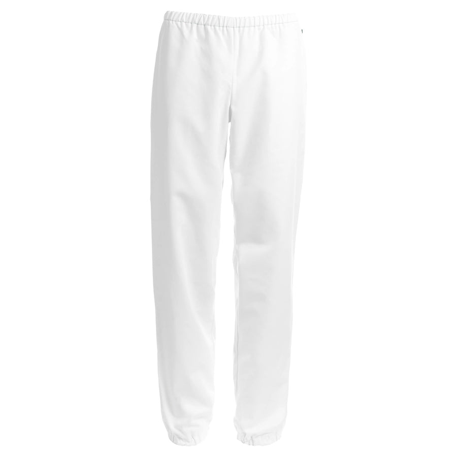 Arbetsbyxa Kentaur – mudd nedtill, unisex – Vit – Tencel