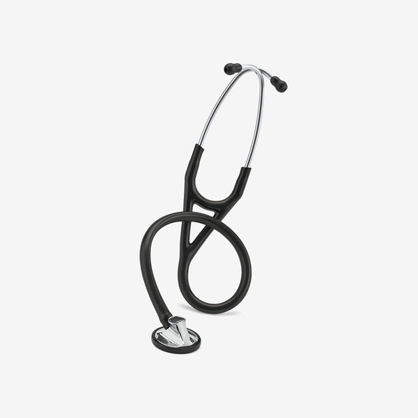 Stetoskop Littmann Master Cardiology sort med brystdel i børstet rustfrit stål