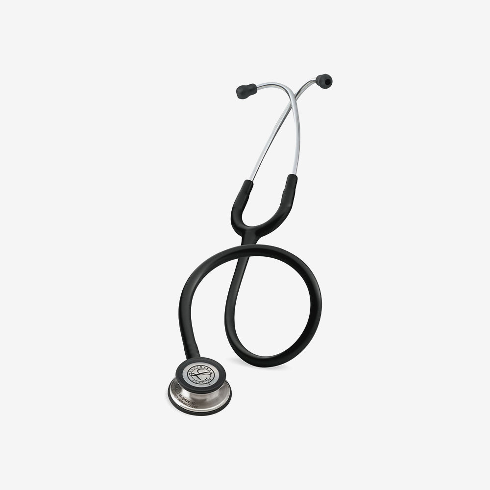 Stetoskop Littmann Classic III Sort med brystdel i børstet rustfrit stål
