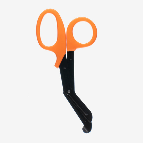 Forbindingssaks orange håndtag sorte blade